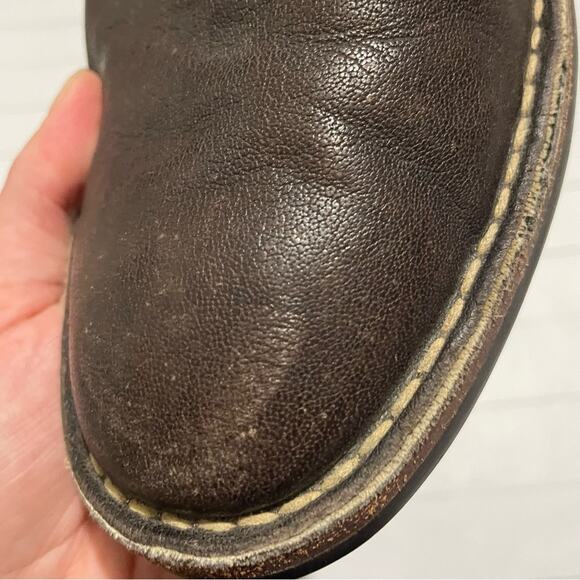 Cole Haan Brown Leather Pull On Classic Chelsea Boots Kens Size 10.5 - Picture 5 of 11